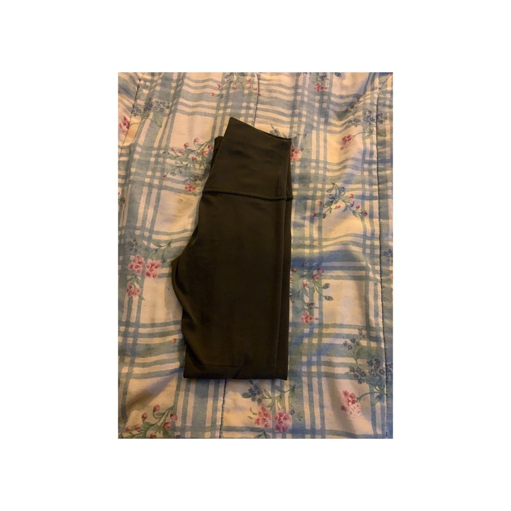 Dark Olive Lululemon Align Pants 25” Size 2 - Picture 4 of 5